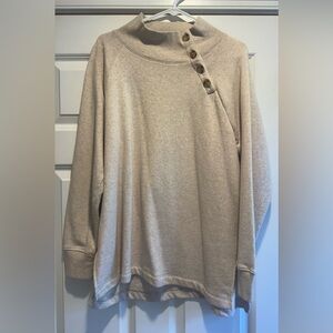 J. Crew Pullover with Button Detail